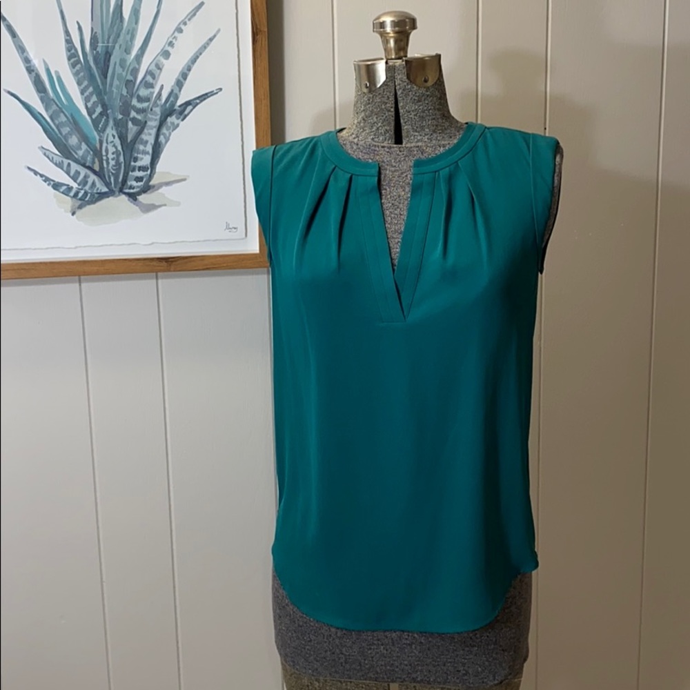 JCREW Emerald Sleeveless Blouse